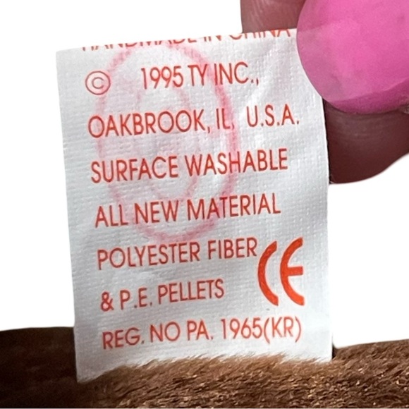 1995 Ty Beanie Baby Babies Seaweed The Otter With Tags Style - 4080 - Picture 8 of 8